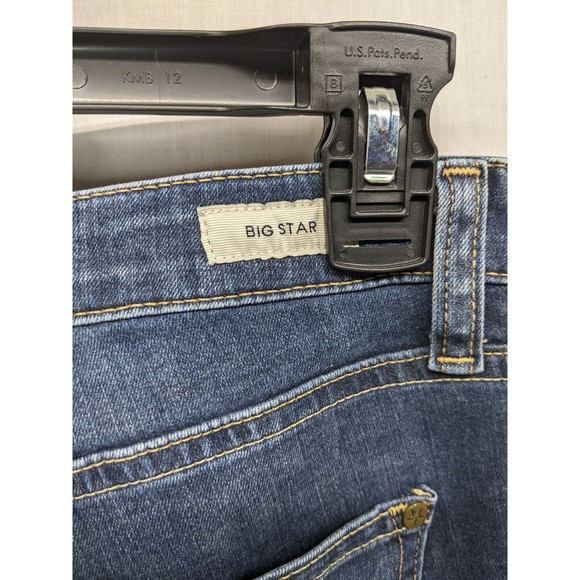 Big Star Jeans Bootcut Olivia Low Rise Size 31 Blue Denim - Picture 3 of 8